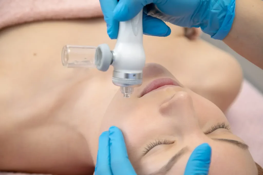 oczyszczanie wodorowe twarzy